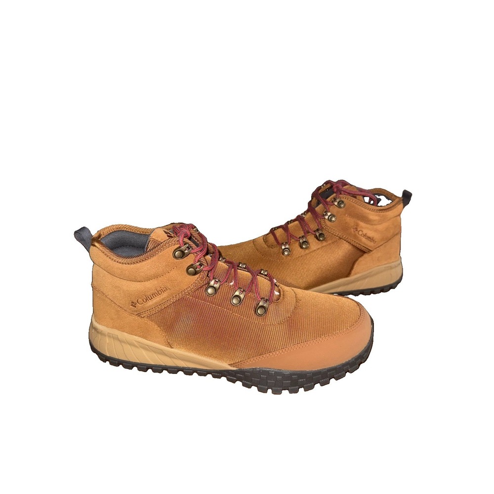 Columbia Fairbanks Mid Men's 10 Waterproof Hiking Boots Elk Brown BM9774-286